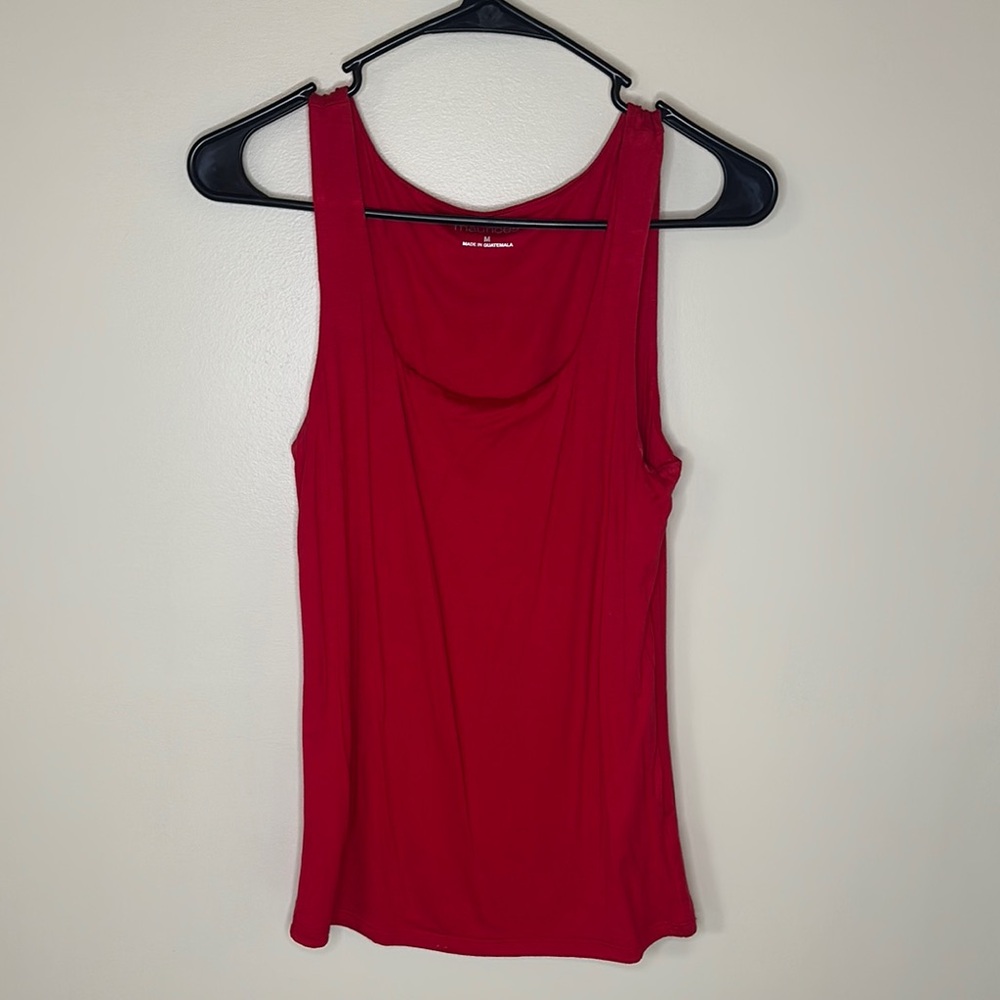 Women's Red/Pink Sleeveless Top